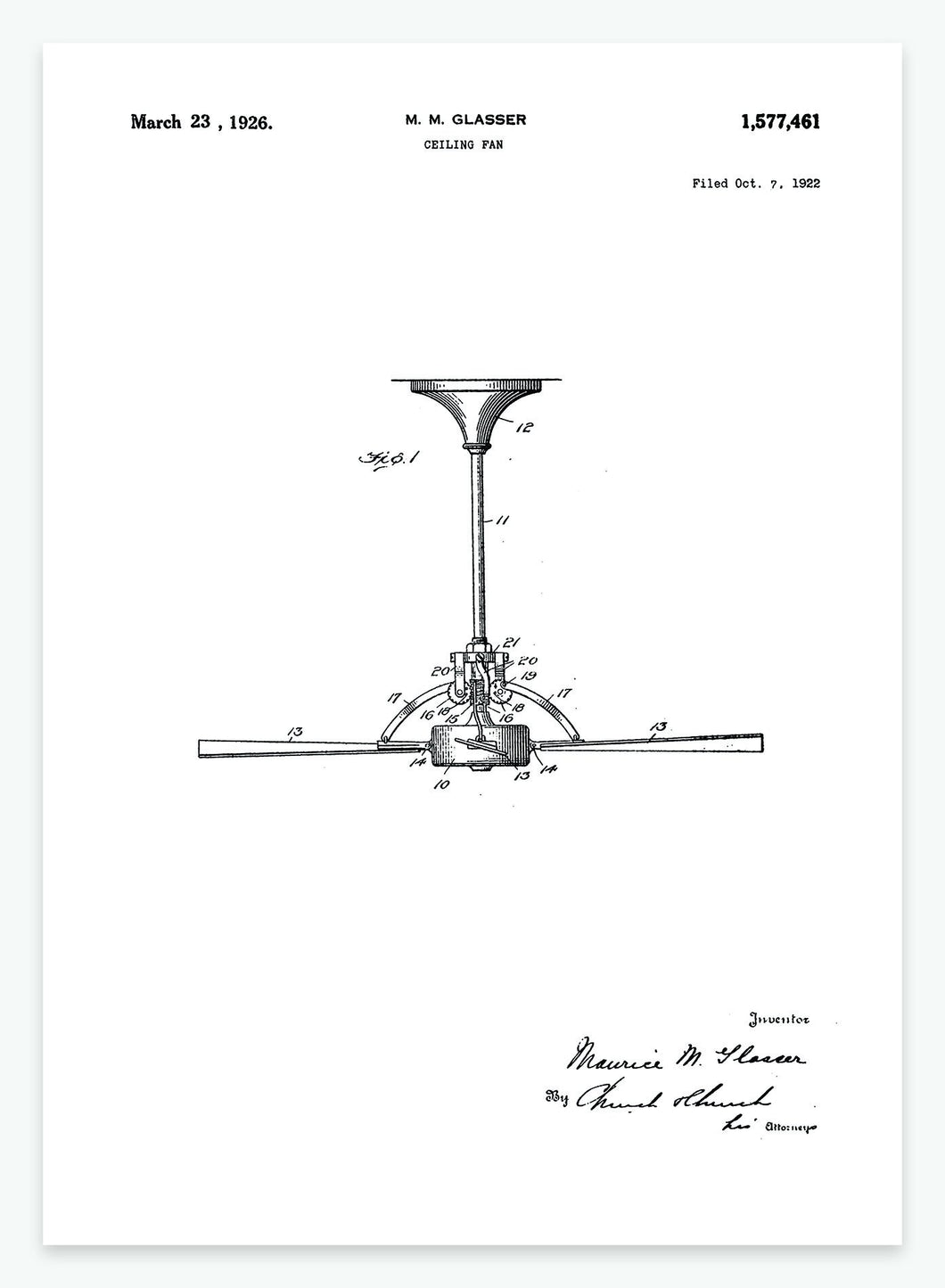 Ventilator | Smukt patent til din væg - decoARTE