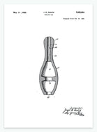 bowlingkegle | PATENTPLAKAT - decoARTE