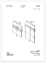 Indlæs billede til gallerivisning Kuvert | Smukt patent til din væg - decoARTE
