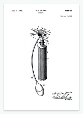 Otoskop | Smukt patent til din væg - decoARTE