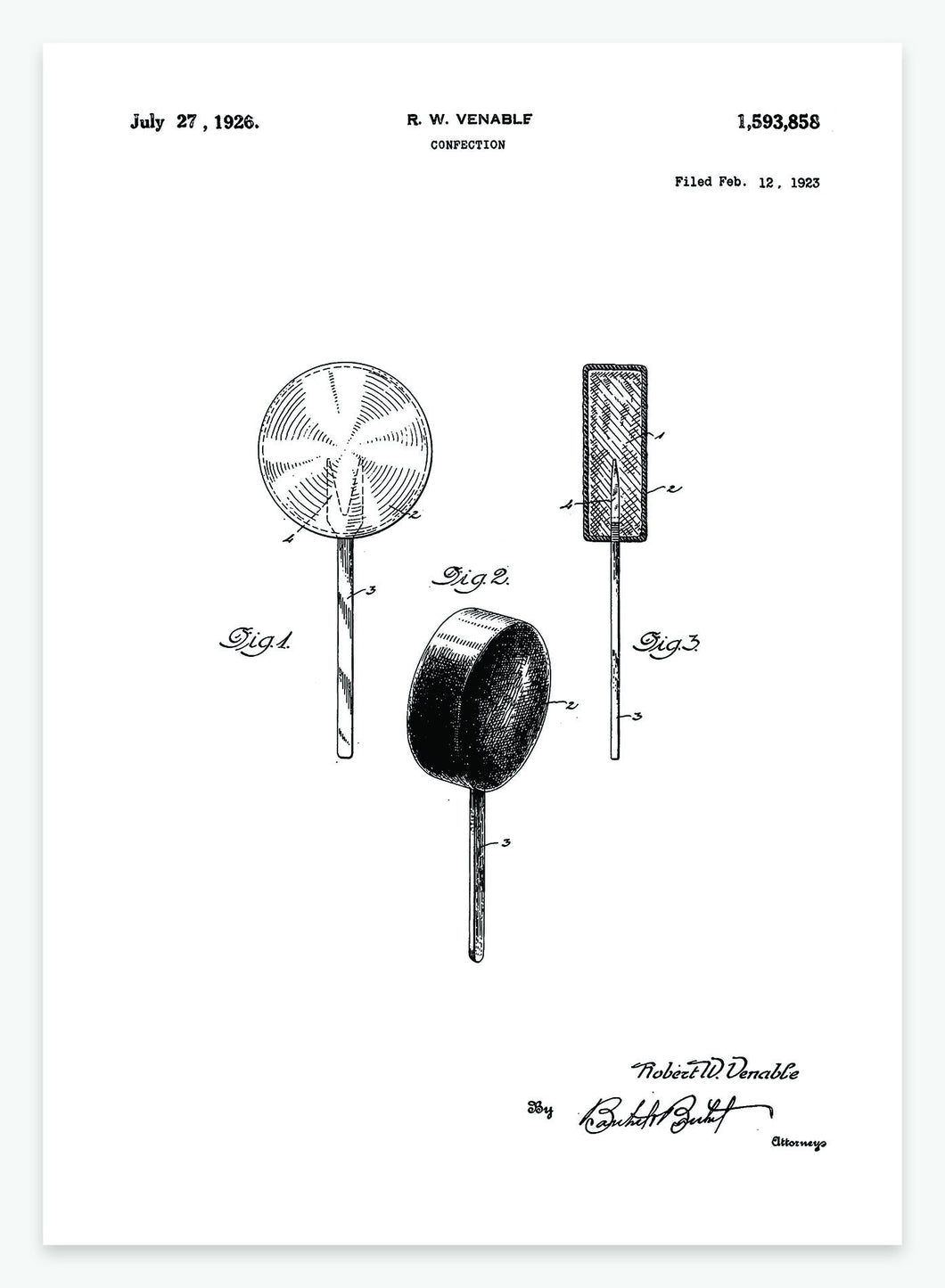 Slikkepind | Smukt patent til din væg - decoARTE
