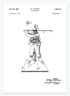 golfinstruktør | PATENTPLAKAT - decoARTE