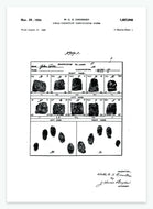 fingeraftryk | PATENTPLAKAT - decoARTE