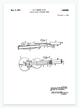 Indlæs billede til gallerivisning Strengeinstrument | Smukt patent til din væg - decoARTE
