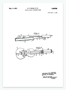 Strengeinstrument | Smukt patent til din væg - decoARTE
