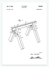 Indlæs billede til gallerivisning Metalhest | Smukt patent til din væg | plakat | poster - decoARTE

