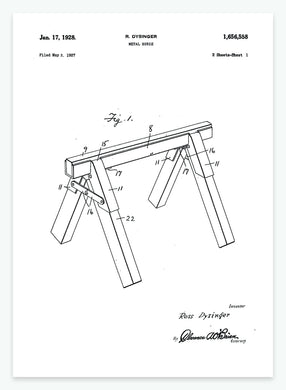 Metalhest | Smukt patent til din væg | plakat | poster - decoARTE