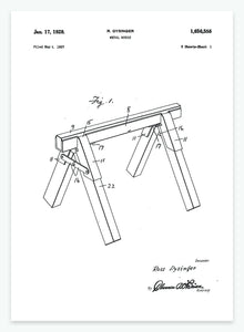 Metalhest | Smukt patent til din væg | plakat | poster - decoARTE