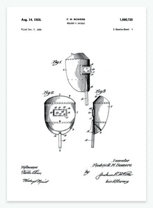 Svejsemaske | Smukt patent til din væg | plakat | poster - decoARTE