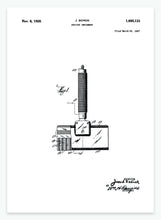 Indlæs billede til gallerivisning barberkniv | PATENTPLAKAT - decoARTE
