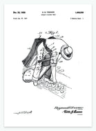 kartoffelsamlerpose | PATENTPLAKAT - decoARTE