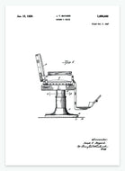 barberstol | PATENTPLAKAT - decoARTE