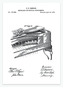 tangenter til instrument | PATENTPLAKAT - decoARTE