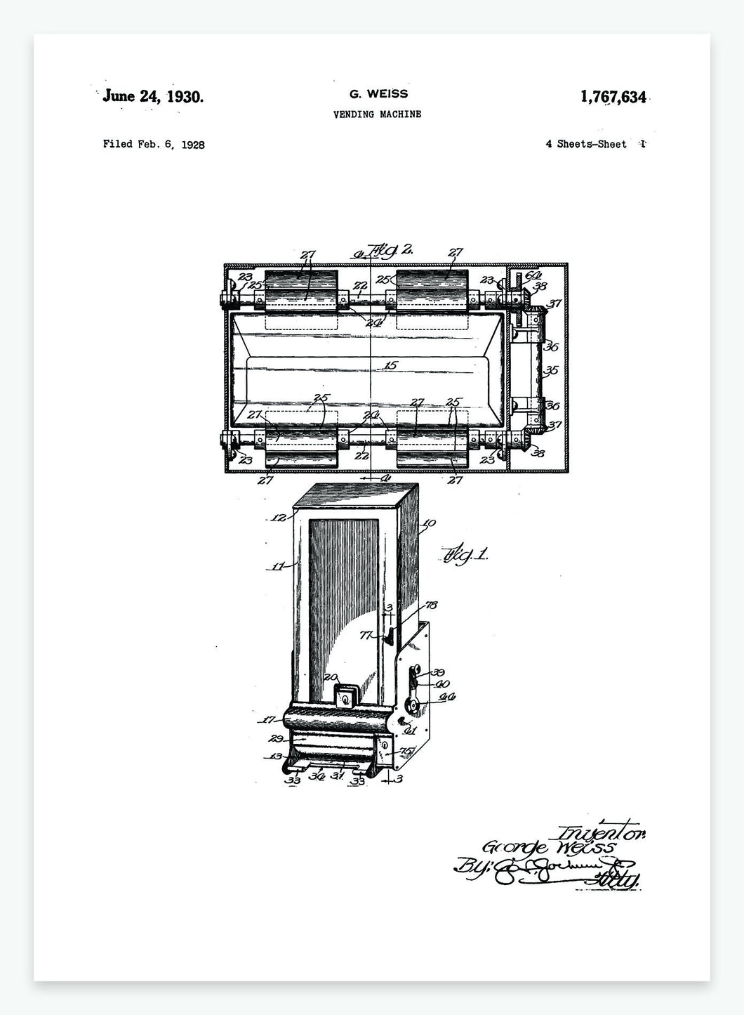 automat | PATENTPLAKAT - decoARTE