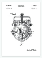 gyroskop | PATENTPLAKAT - decoARTE