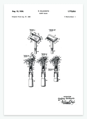Skraber | Smukt patent til din væg | plakat | poster - decoARTE