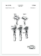 Skraber | Smukt patent til din væg | plakat | poster - decoARTE