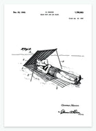 Skærm til stranden | Smukt patent til din væg | plakat | poster - decoARTE