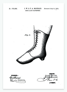 snørebånd | PATENTPLAKAT - decoARTE