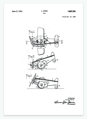 Toy | Smukt patent til din væg | plakat | poster - decoARTE