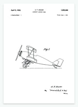 Indlæs billede til gallerivisning Landingsstel til flyvemaskine | Smukt patent til din væg | plakat | poster - decoARTE
