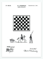 skakspil | PATENTPLAKAT - decoARTE