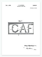 Neonrør | Smukt patent til din væg | plakat | poster - decoARTE