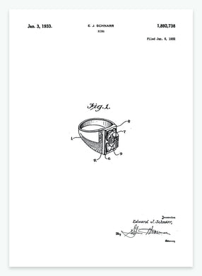 Ring | Smukt patent til din væg | plakat | poster - decoARTE