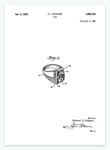Ring | Smukt patent til din væg | plakat | poster - decoARTE
