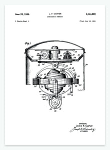gyroskop | PATENTPLAKAT - decoARTE