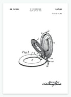 Toiletsæde | Smukt patent til din væg | plakat | poster - decoARTE