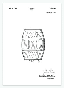 Barrel | Smukt patent til din væg | plakat | poster - decoARTE