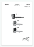 Majspibe | Smukt patent til din væg | plakat | poster - decoARTE