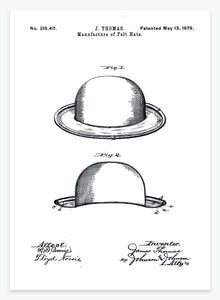 bowlerhat | PATENTPLAKAT - decoARTE