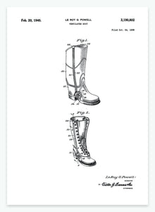 Støvle | Smukt patent til din væg | plakat | poster - decoARTE