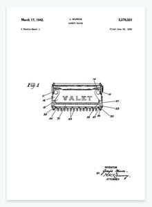 Skraber | Smukt patent til din væg | plakat | poster - decoARTE