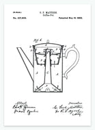 kaffekande | PATENTPLAKAT - decoARTE