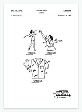 Indlæs billede til gallerivisning Sportsskjorte | Smukt patent til din væg | plakat | poster - decoARTE
