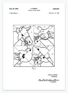foldet papirslegetøj | PATENTPLAKAT - decoARTE