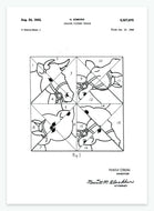 foldet papirslegetøj | PATENTPLAKAT - decoARTE