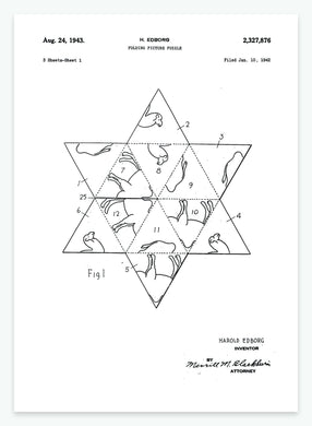 foldet papirslegetøj | PATENTPLAKAT - decoARTE