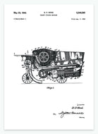 Peanuthøster | Smukt patent til din væg | plakat | poster - decoARTE