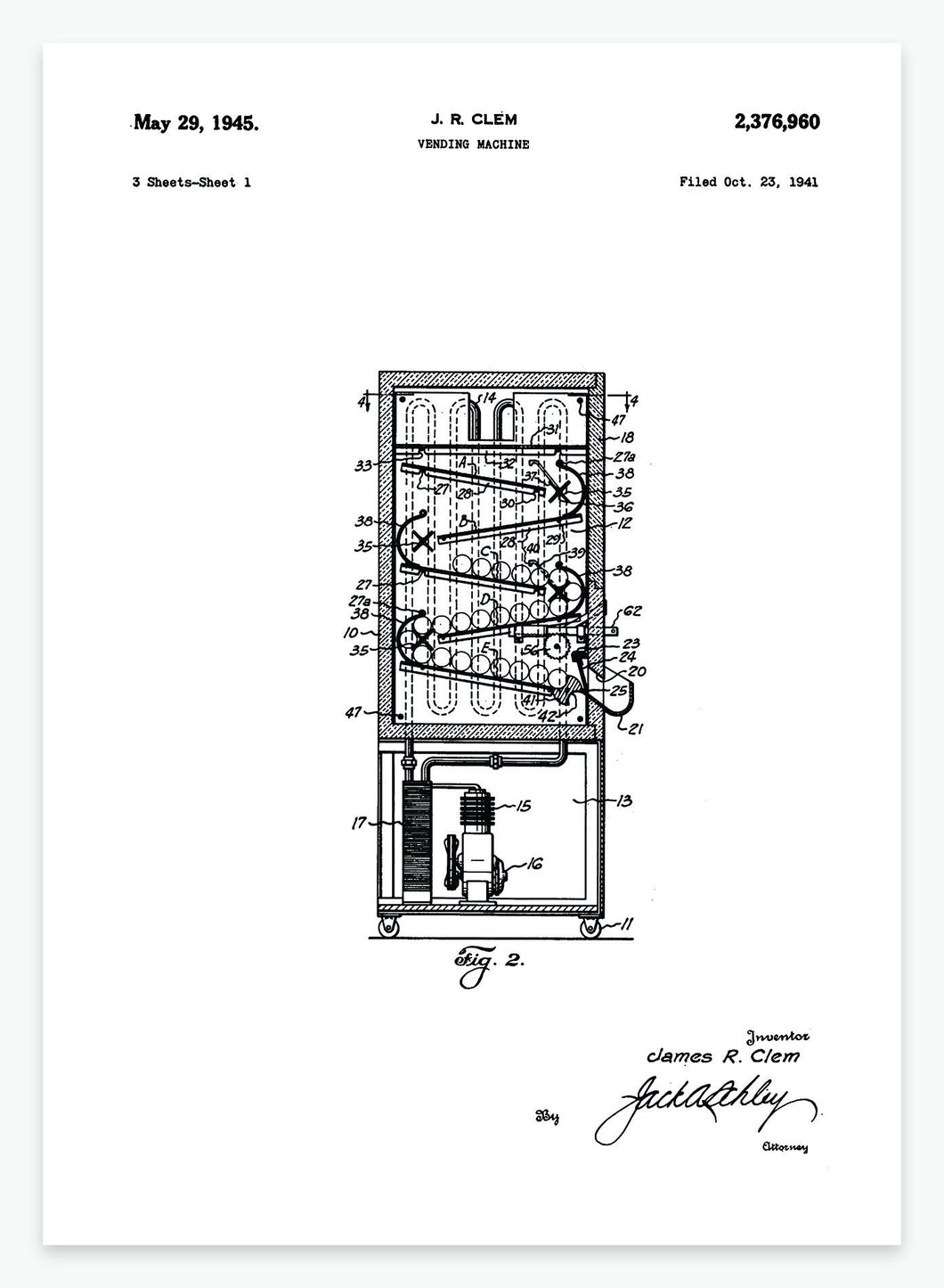 automat | PATENTPLAKAT - decoARTE