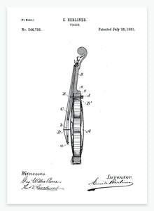 violin | PATENTPLAKAT - decoARTE
