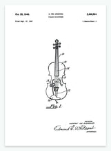 Indlæs billede til gallerivisning violin microphone | PATENTPLAKAT - decoARTE
