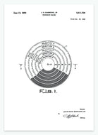 grammofonplade | PATENTPLAKAT - decoARTE