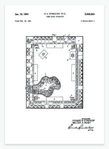 brætspil | PATENTPLAKAT - decoARTE