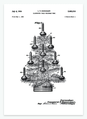 juletræ | PATENTPLAKAT - decoARTE