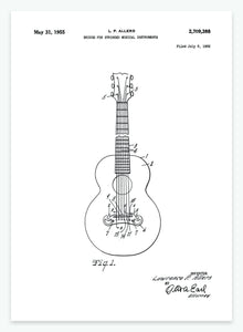 guitar | PATENTPLAKAT - decoARTE