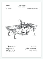 vaskemaskine | PATENTPLAKAT - decoARTE